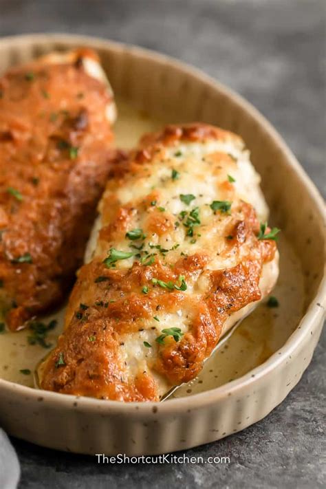 Melt-in-Your-Mouth Garlic Parmesan Chicken